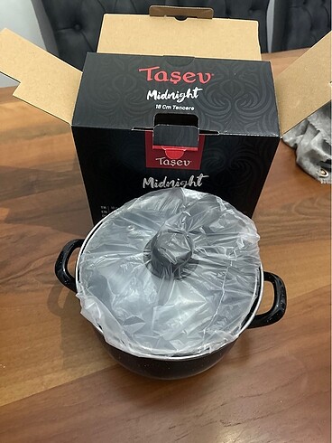 Taşev emaye tencere 18 cm