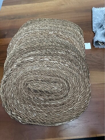 Diğer Hasır jüt oval 6adet supla