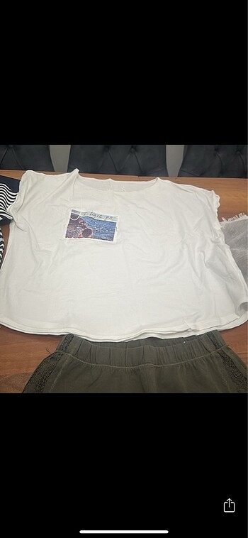 m Beden çeşitli Renk Tshirt etek şort hepsi birarada
