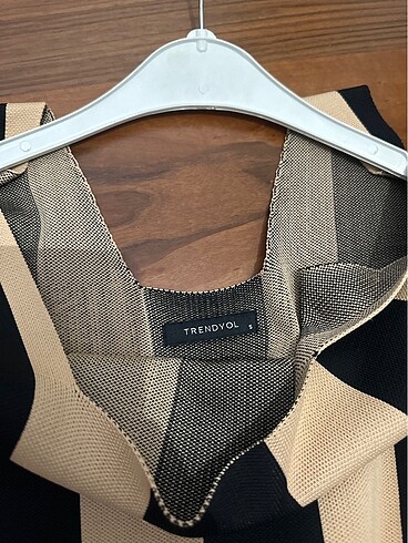 Triko askılı elbise - Görsel 5