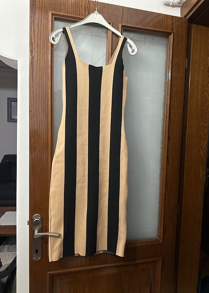 Triko askılı elbise - Görsel 2