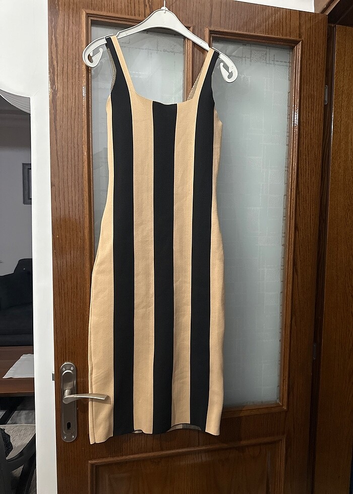 Triko askılı elbise - Görsel 3