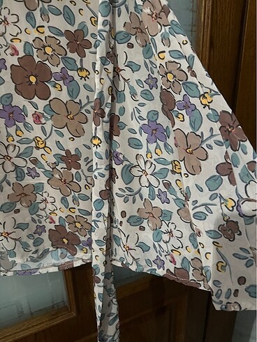 Kısa şifon astarlı elbise - Görsel 5