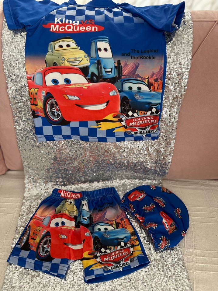 Renkli Baskılı Erkek Çocuk Mayo Takımı - Görsel 3