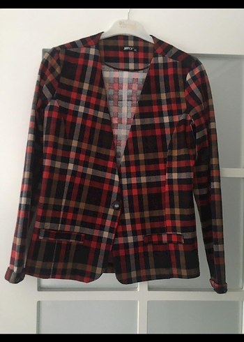 Zara Kareli Kadın Blazer Ceket