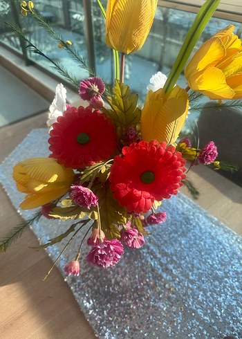 Rengarenk  Yapay Çiçek - Görsel 6