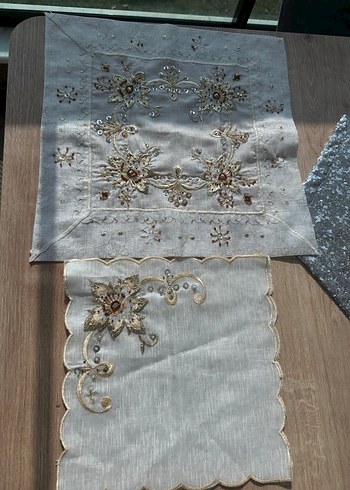 Gold İşlemeli Salon Peçetesi - Görsel 3