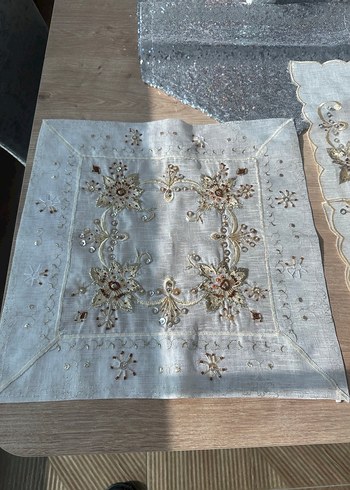 Gold İşlemeli Salon Peçetesi - Görsel 5