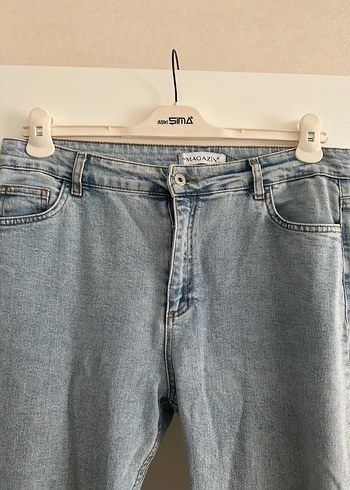 Mavi Loose Fit Midi Denim Kadın Kot Pantolon - Görsel 4