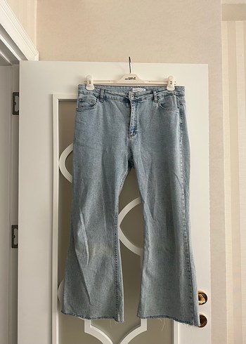 Mavi Loose Fit Midi Denim Kadın Kot Pantolon - Görsel 3