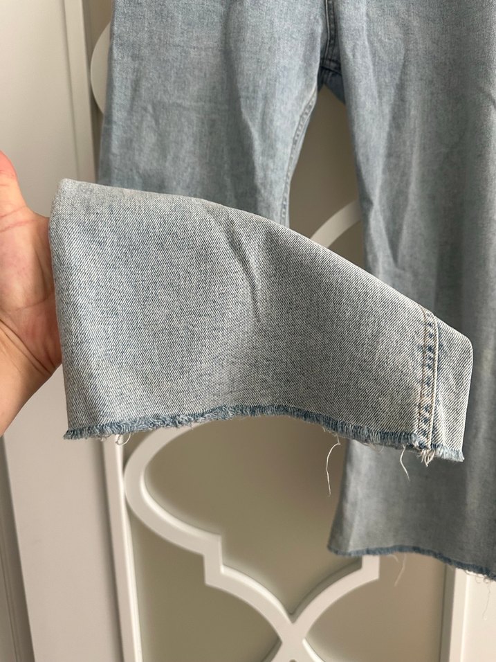 Mavi Loose Fit Midi Denim Kadın Kot Pantolon - Görsel 5