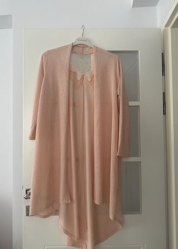 Zara Bej Uzun Kollu Bohem Kadın Sabahlık