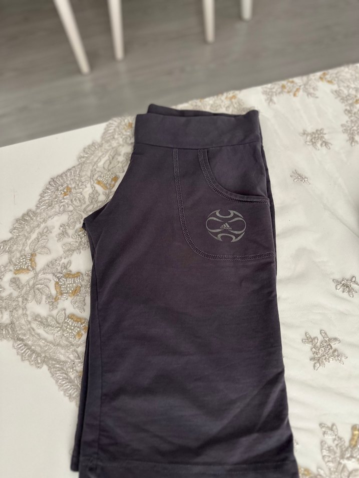 Gri Rahat Kesim Hamile Şortu - Görsel 2