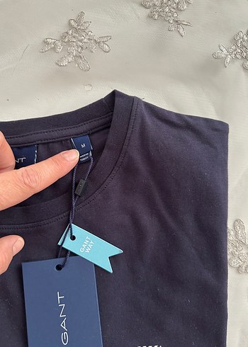 m Beden GANT Baskılı Oversize Tişört