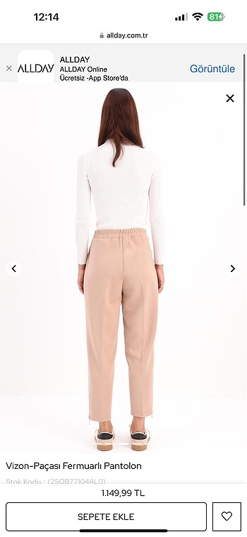 Zara Pantolon