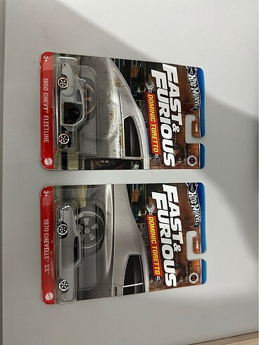 Fast Furious Dominic Toretto 1950 Chevy ve 1970 Chevelle