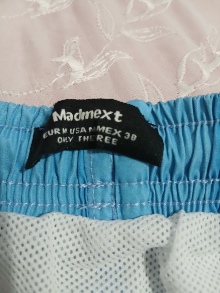 Erkek Renkli Mavi Şort Mayo - Görsel 3