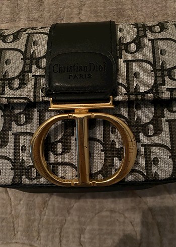 Gri Deri Yılan Desenli Tokalı Kadın Çanta - Görsel 2