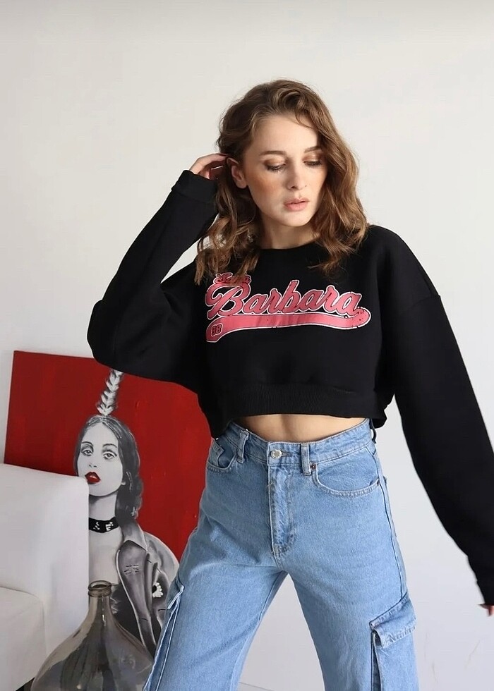 Crop kazak - Görsel 2