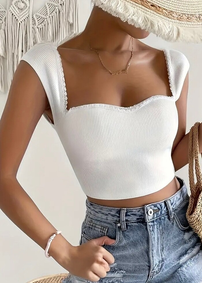 Beyaz crop - Görsel 3