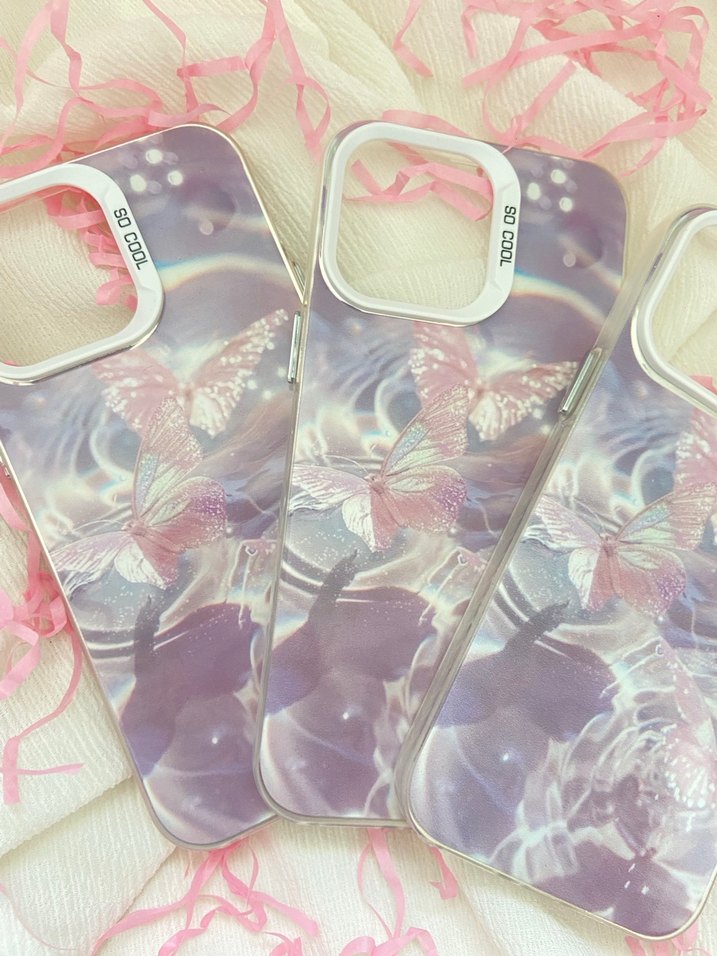 Parlak Pembe Pastel Telefon Kılıfı - Görsel 3