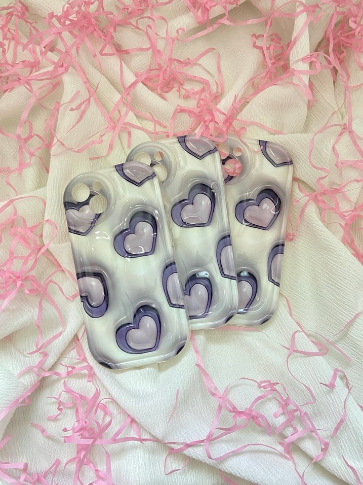 Mor Dantel Detaylı Gotik Telefon Kılıfı - Görsel 3