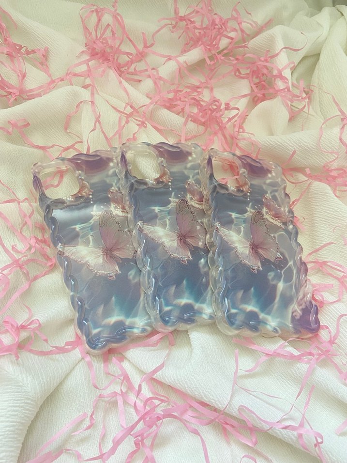 Pastel Renkli Şeffaf Telefon Kılıfı - Görsel 2