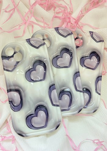 Mor Dantel Detaylı Pastel Telefon Kılıfı - Görsel 3