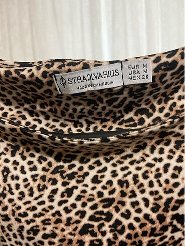 Stradivarius LEOPAR ELBİSE