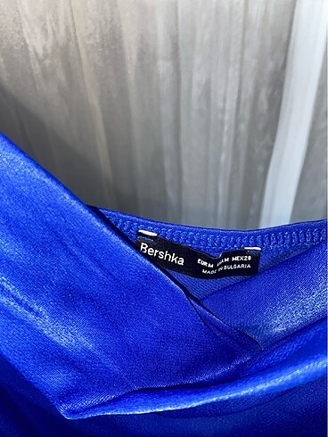 Bershka SATEN GECE MAVİSİ
