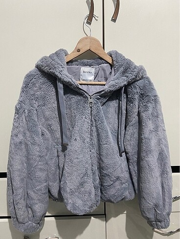 Bershka gri peluş