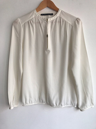 Zara Beyaz bluz