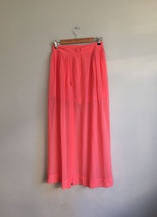 xs Beden Zara Pembe Uzun Etek