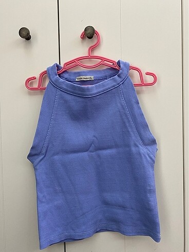 Bershka mavi crop top