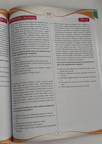Beden Renk ATC yayınları 10 Günde Paragraf Soru Bankası - KPSS ALES DGS TYT