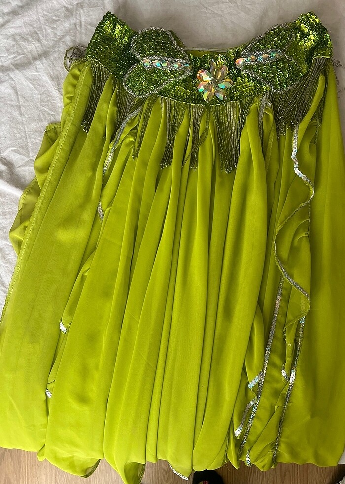 Yeşil oryantal kostüm - Görsel 4