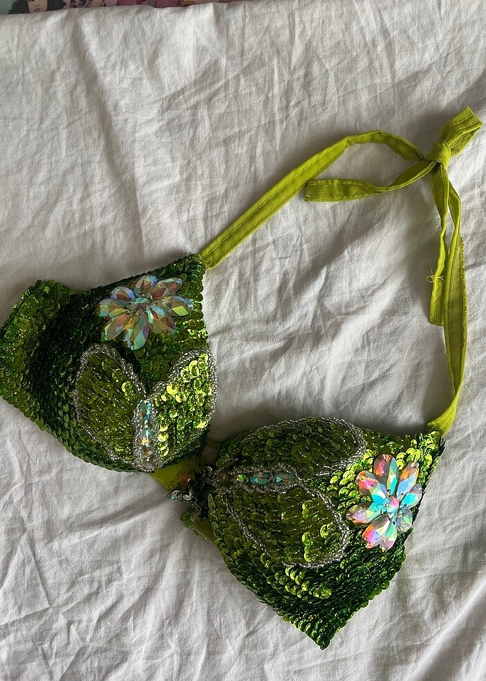 Yeşil oryantal kostüm - Görsel 2