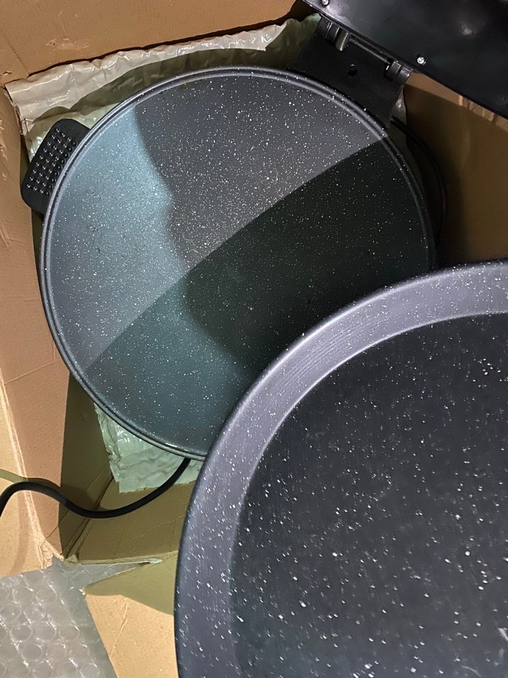 Siyah Elektrikli pizza makinası - Görsel 5