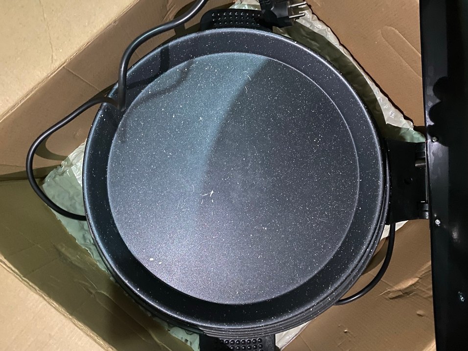 Siyah Elektrikli pizza makinası - Görsel 3