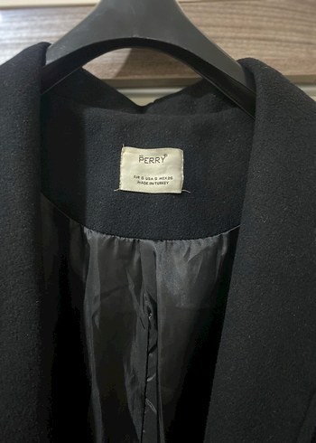 Siyah kaşe kaban - Görsel 5