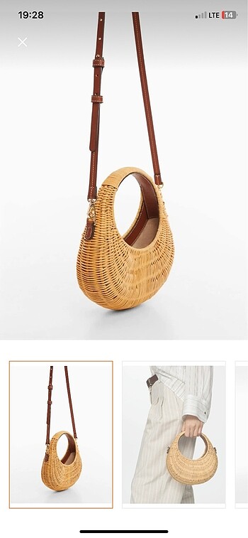  Beden mango rattan hasır çanta