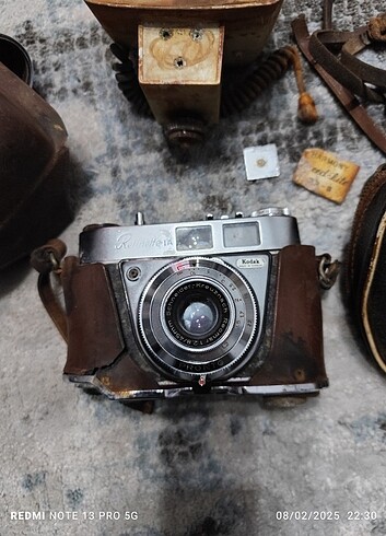 Kodak retinette antika fotoğraf makinesi 