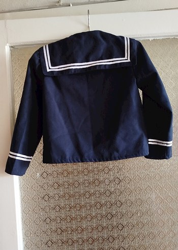 Lacivert Düğmeli Erkek Çocuk Ceketi - Görsel 5