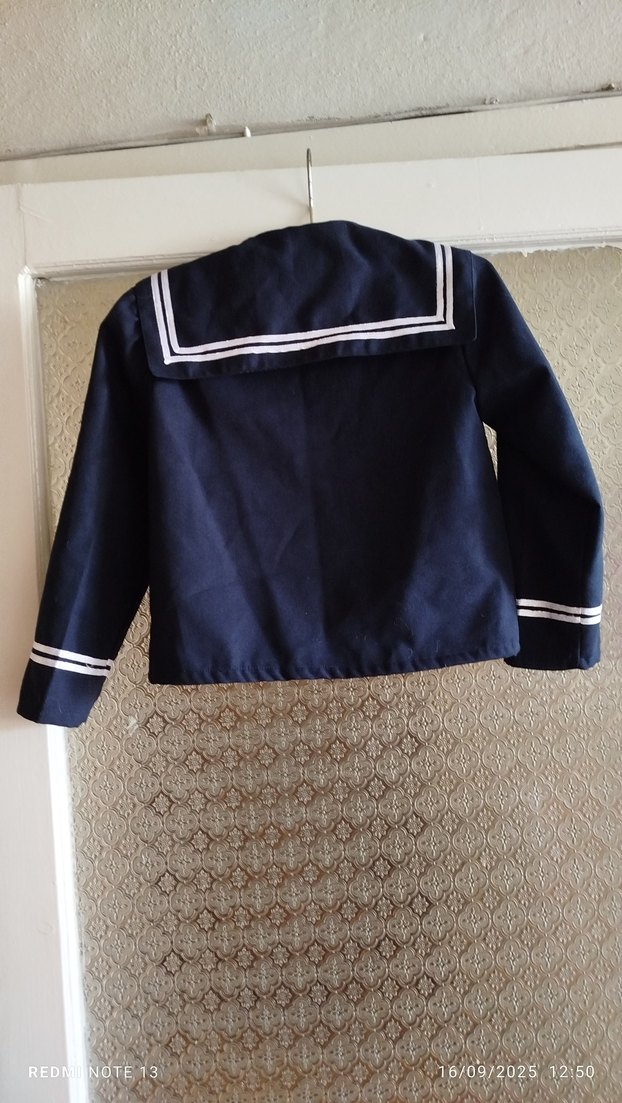 Lacivert Düğmeli Erkek Çocuk Ceketi - Görsel 5