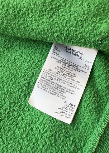 GAP Yeşil Kapüşonlu Erkek Çocuk Sweatshirt - Görsel 3