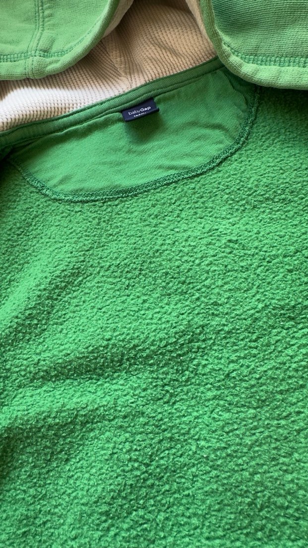 GAP Yeşil Kapüşonlu Erkek Çocuk Sweatshirt - Görsel 5