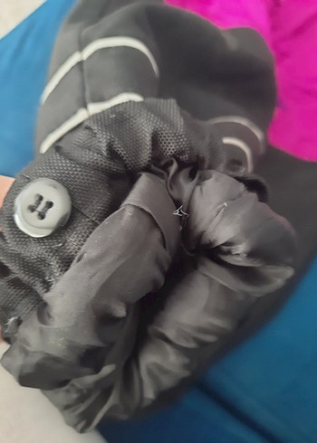 Kız Bebek Mor Kayak Tulumu Velcro Kapamalı - Görsel 3