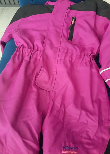 Kız Bebek Mor Kayak Tulumu Velcro Kapamalı - Görsel 2