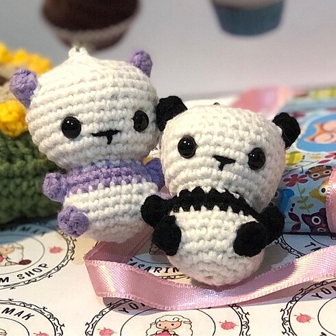 Panda Çift Anahtarlığı
