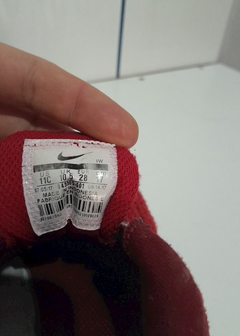 Çocuk Kırmızı Nike Spor Ayakkabı - Görsel 4